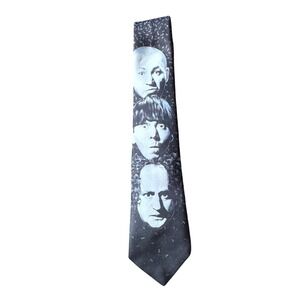 Ralph Marlin Vintage The Three Stooges Tie 100 Percent Polyester Made in USA